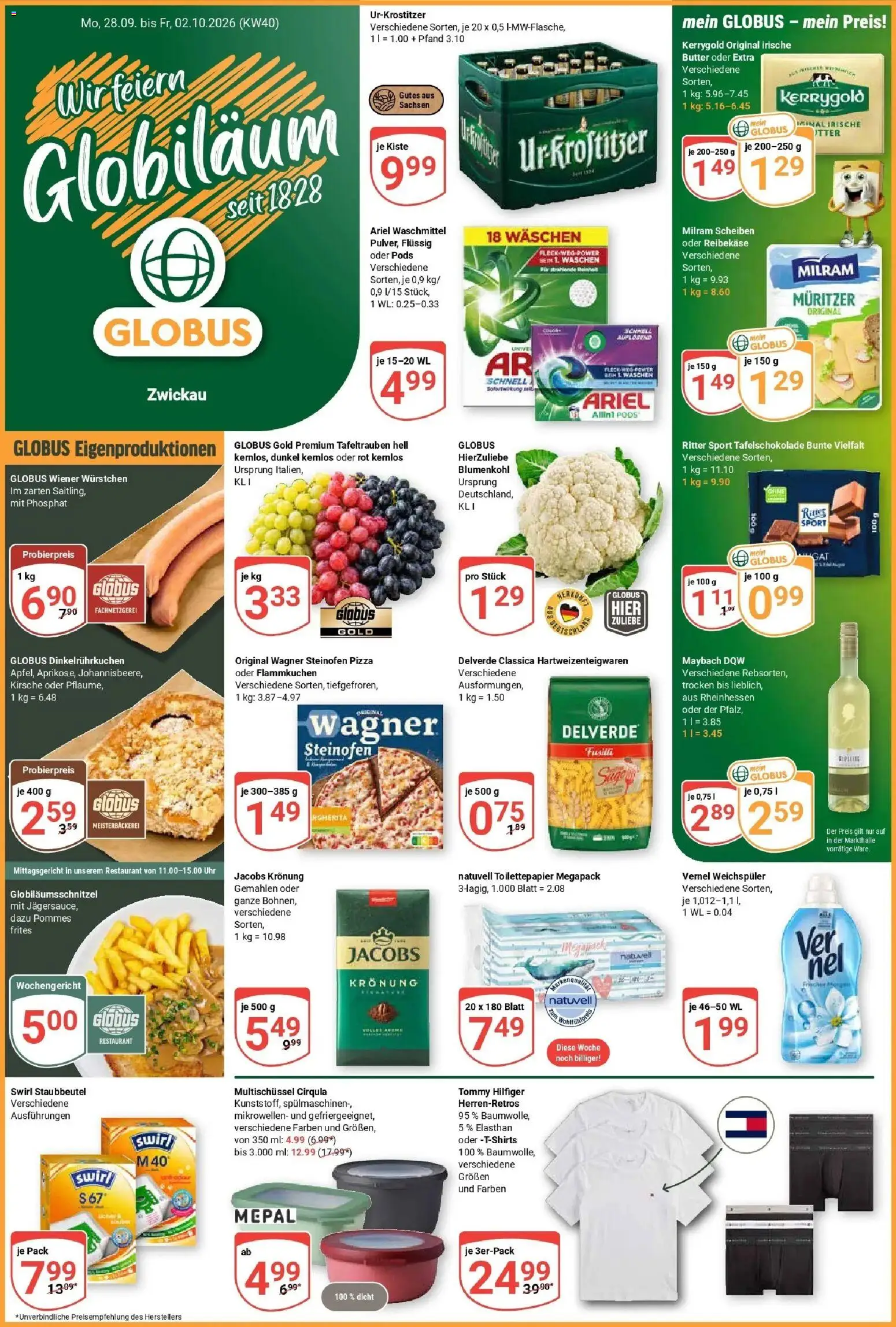 Vorschau von dem Prospekt des Geschäftes Globus, gültig ab dem 28.09.2026