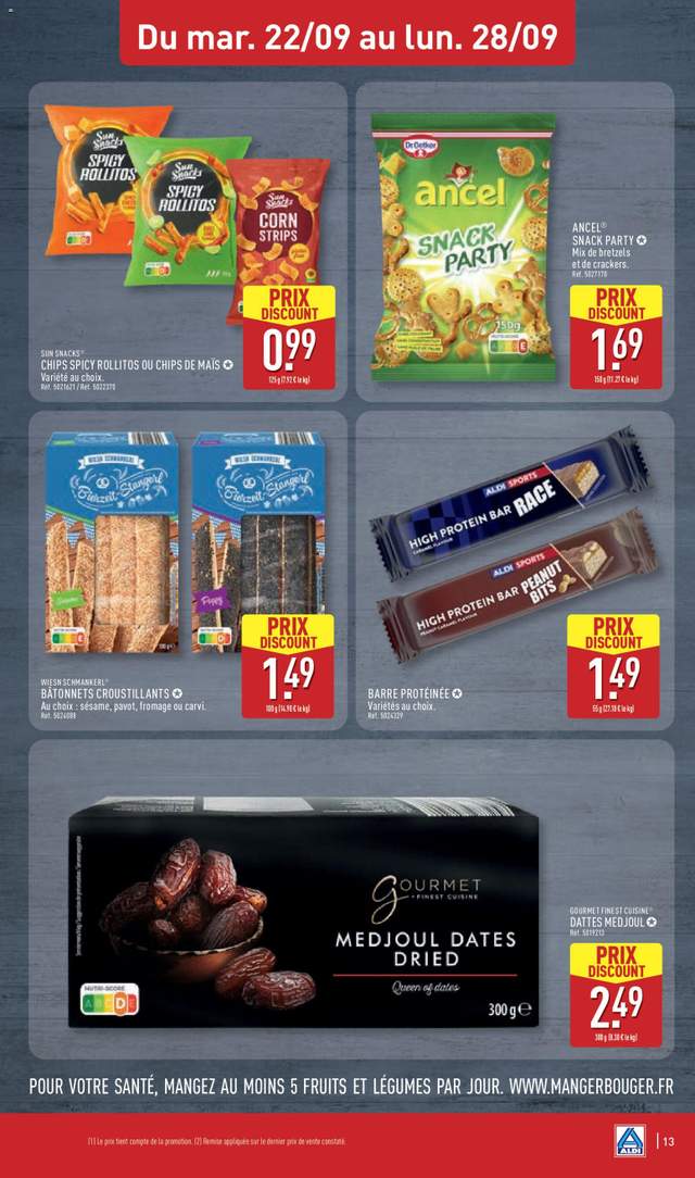 Nouveau catalogue Aldi à partir du 22/09