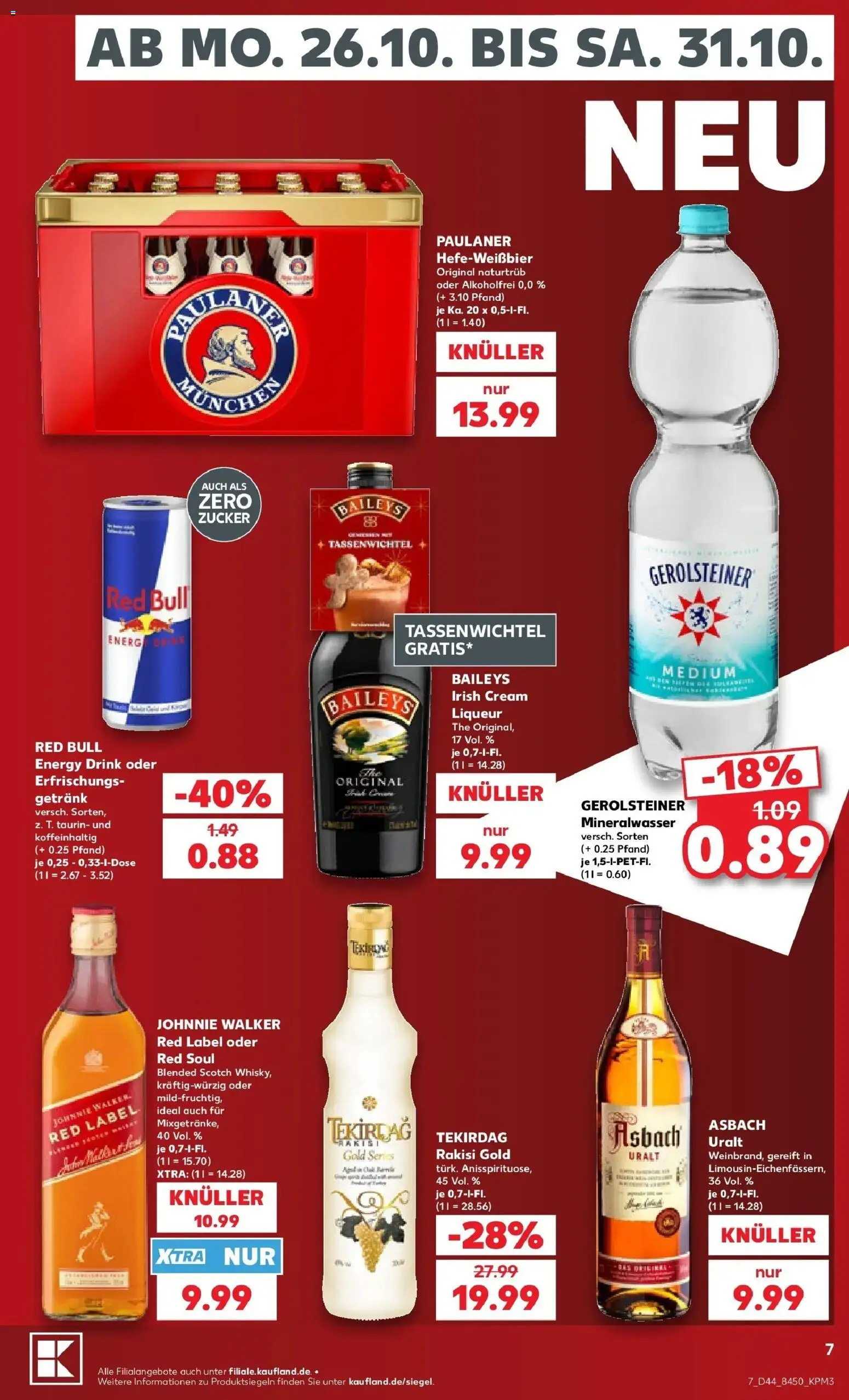 Vorschau von dem Prospekt des Geschäftes Kaufland, gültig ab dem 26.10.2026