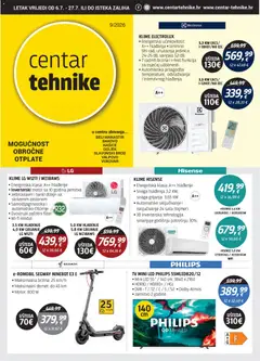 Pregled letka Centar Tehnike Katalog trgovine Centar Tehnike vrijedi od 06.07.2026