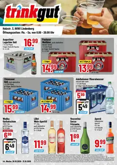 Vorschau von dem Prospekt des Geschäftes Trinkgut, gültig ab dem 26.10.2026