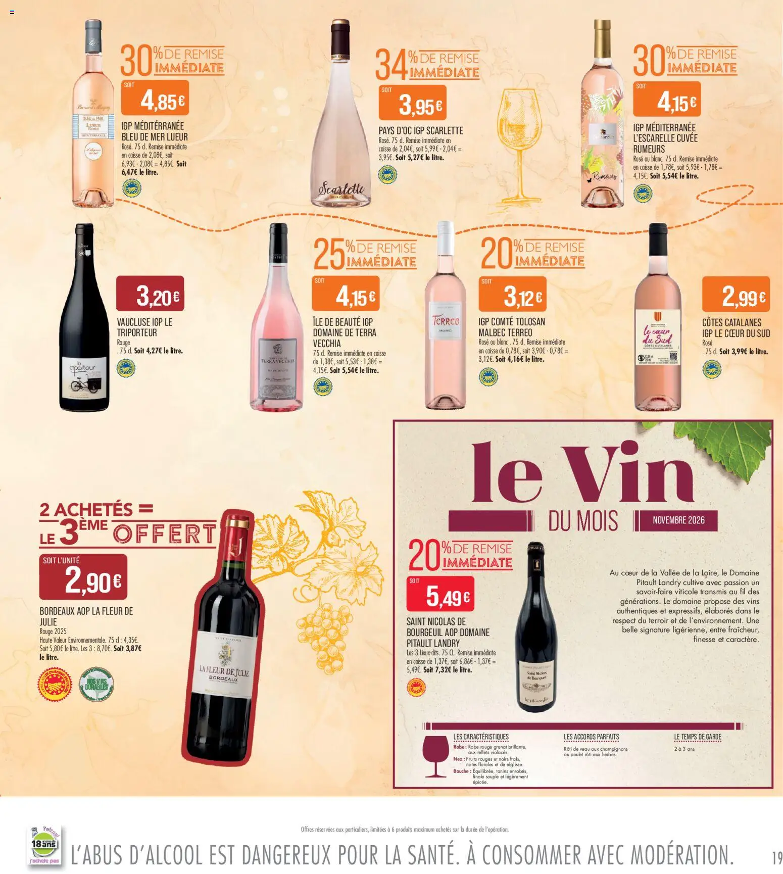 Prévisualisation de Match Supermarché - La match mania du magasin Match Supermarché formulaire valide 27/10/2026 - Robe, Poulet, Fruits, Vin, Poulet rôti, Rôti de veau, Champignons