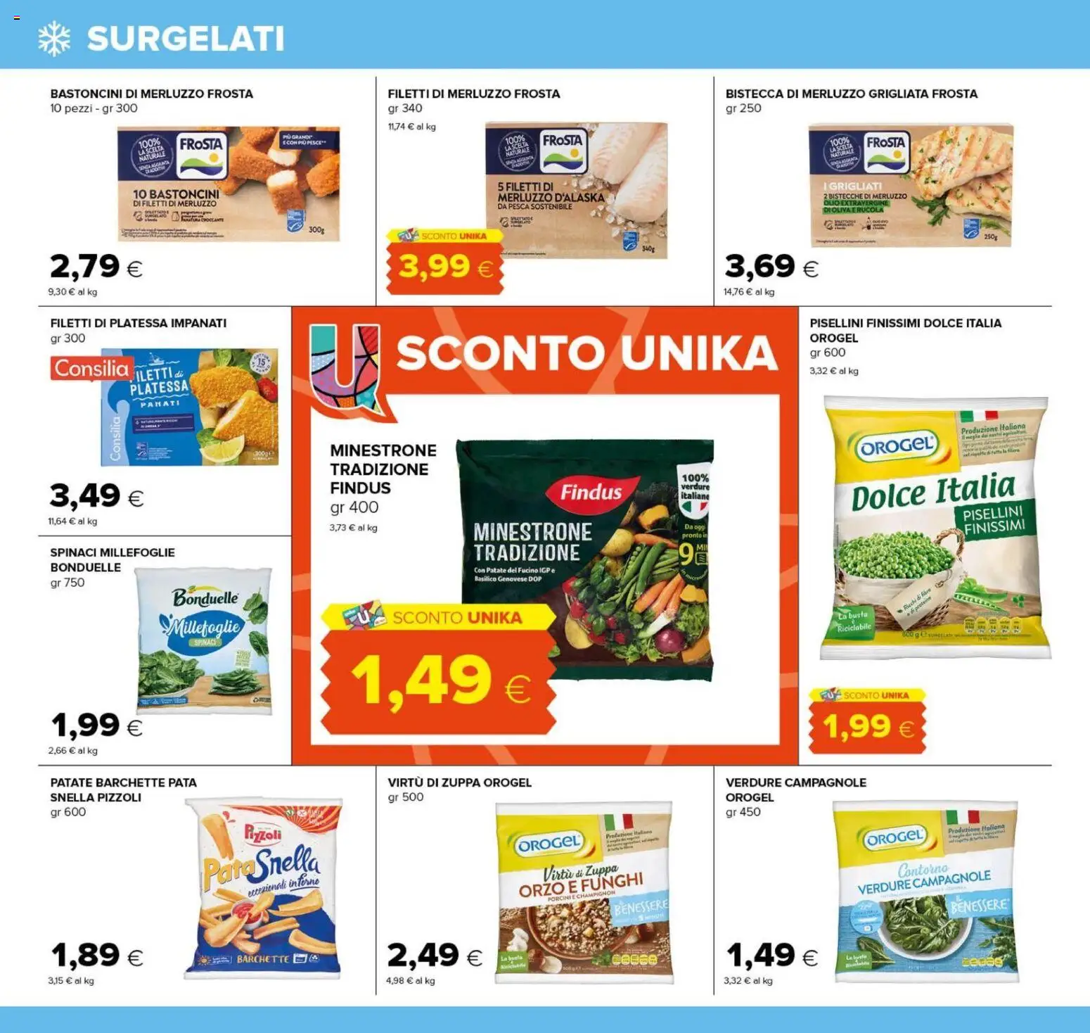 Anteprima dell'opuscolo Oasi volantino Zagarolo dal negozio Oasi valido da 22/10/2026 - Pesce, Funghi, Pesca, Merluzzo, Rucola, Patate, Spinaci, Bistecca