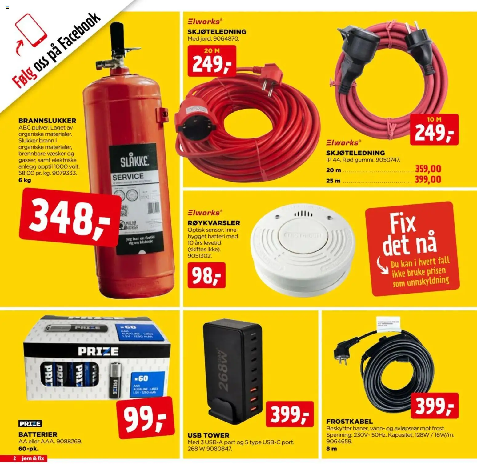 Forhåndsvis Jem & Fix kundeavis fra butikk Jem & Fix gyldig fra 25/10/2026