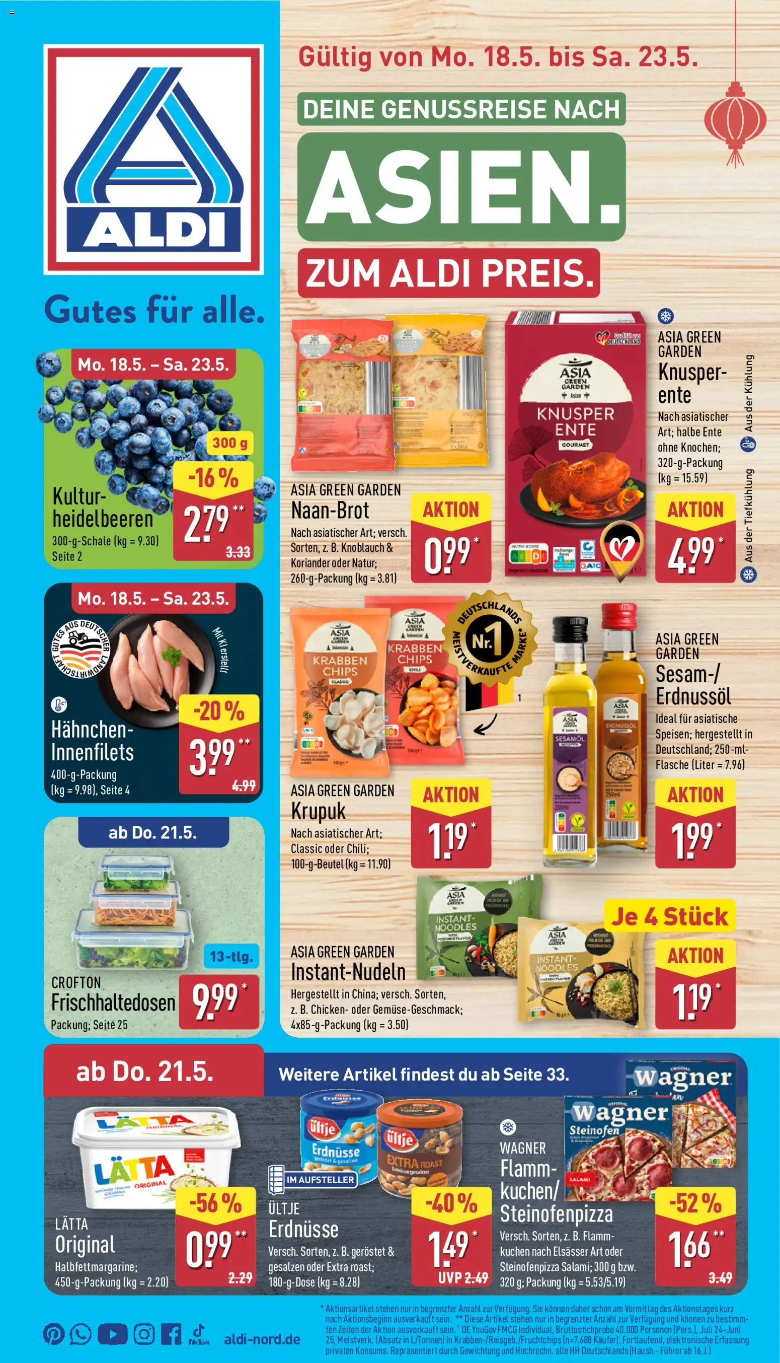 Vorschau von dem Prospekt des Geschäftes Aldi, gültig ab dem 18.05.2026