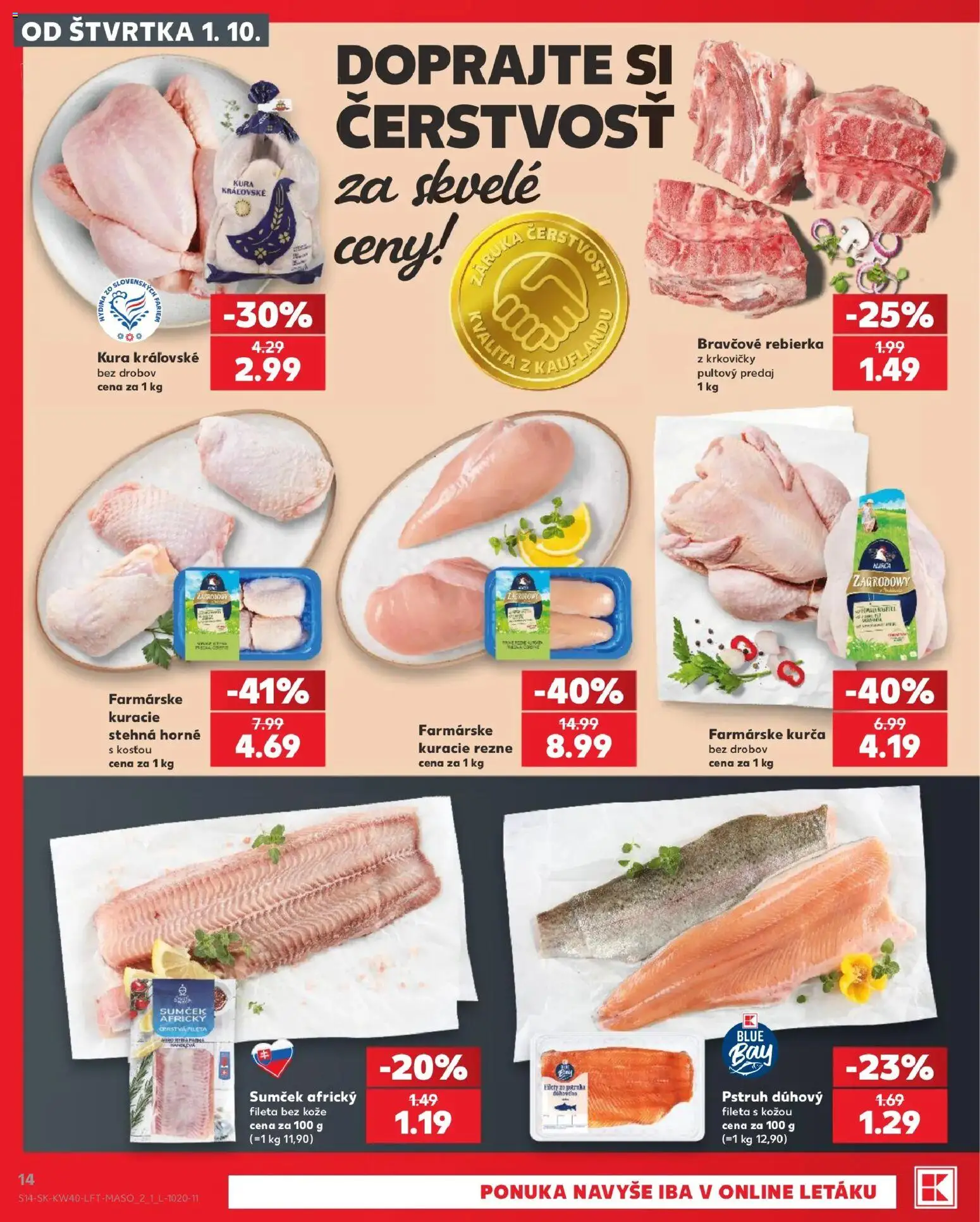Náhľad Kaufland letáku platného od 01.10.2026