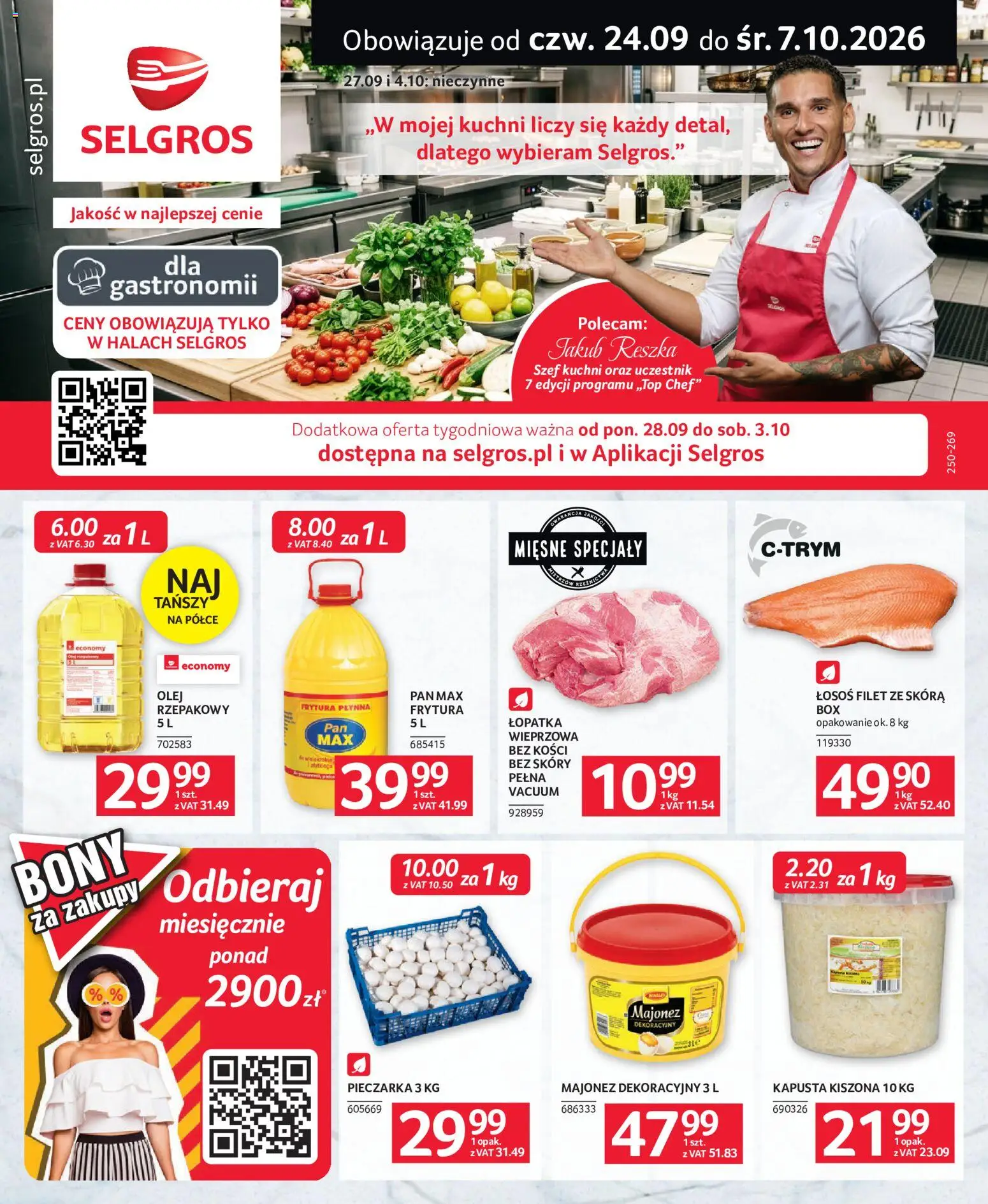 Pogląd gazetki "Selgros cash&carry gazetka - Oferta dla gastronomii" ze sklepu Selgros cash&carry ważnej od 24.09.2026