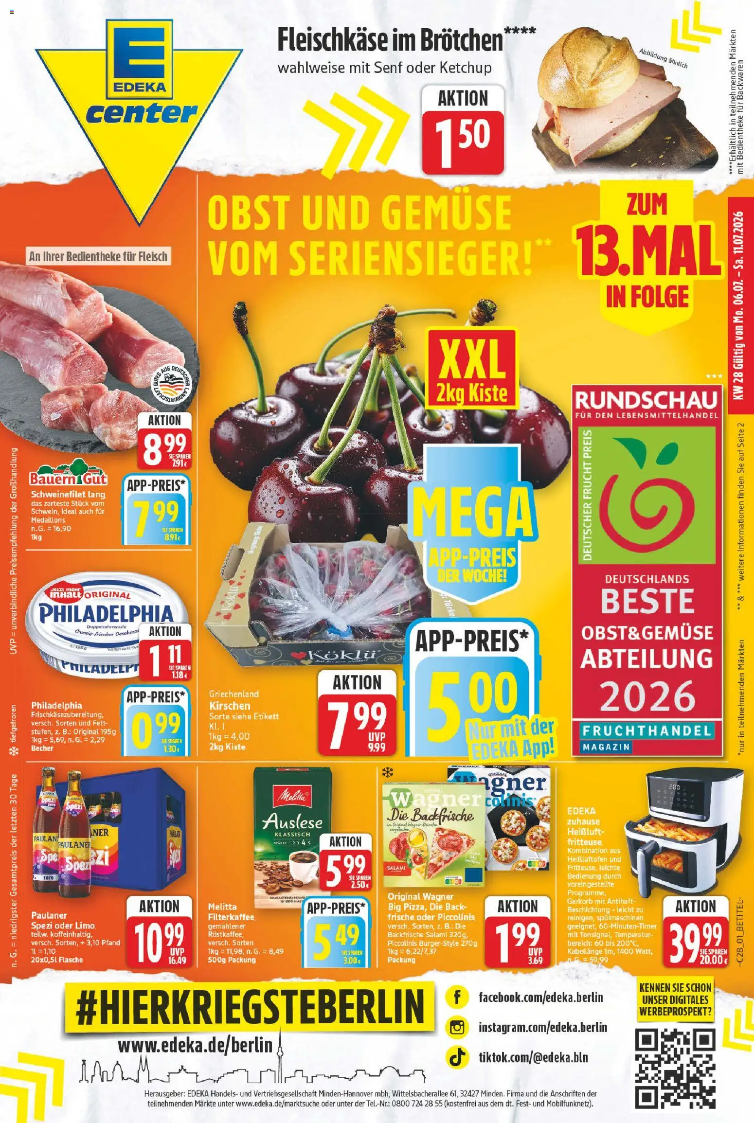 Vorschau von dem Prospekt des Geschäftes E center, gültig ab dem 06.07.2026