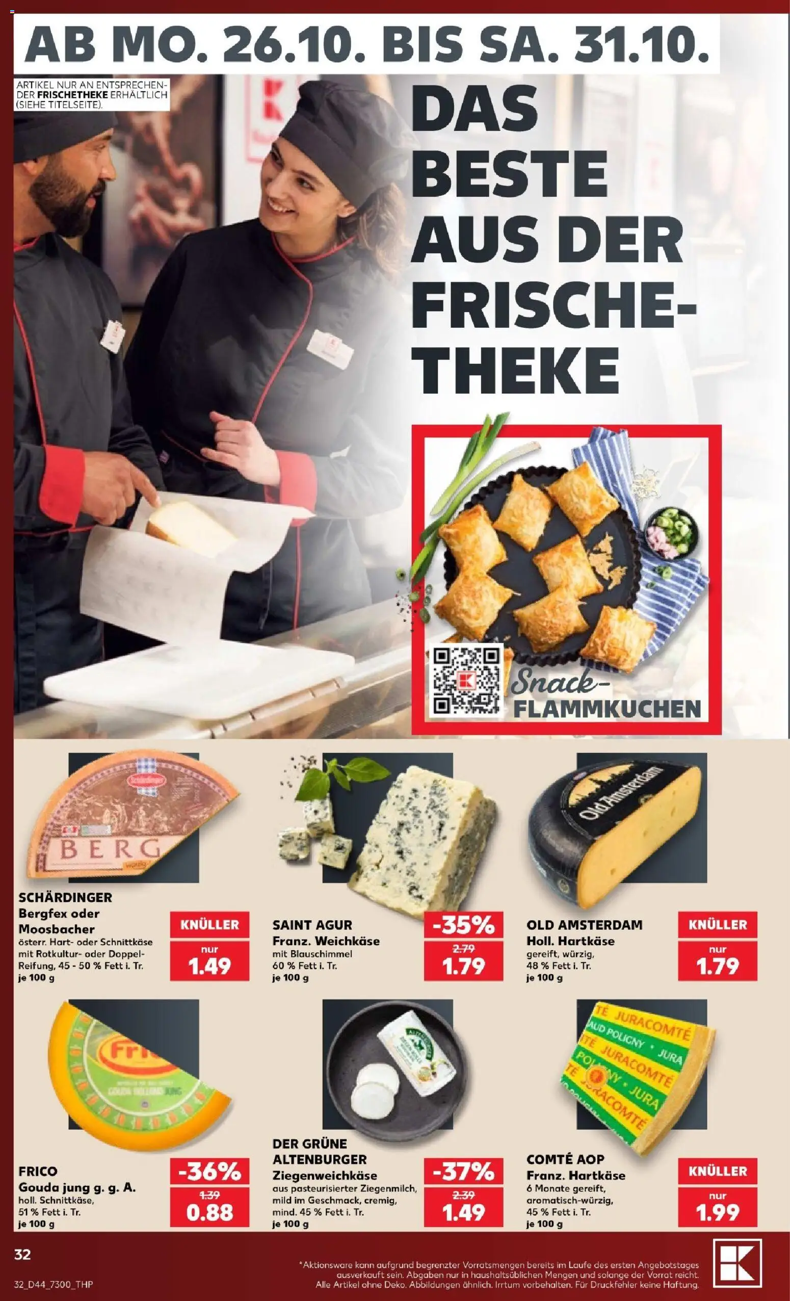 Vorschau von dem Prospekt des Geschäftes Kaufland, gültig ab dem 26.10.2026 - Couch, Jura, Gouda, Theke