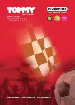 Pregled letka Tommy - Super ponuda za ekipu i druženje trgovine Tommy vrijedi od 08.06.2026