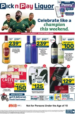 Preview of Pick n Pay flyer valid from 17/09/2026