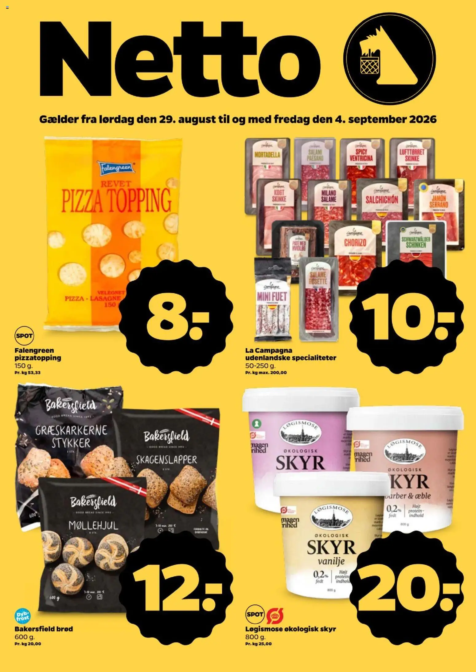 Eksempel på tilbudsavis Netto - Tilbudsavis uge 36 fra butik Netto gyldig fra 29/08/2026