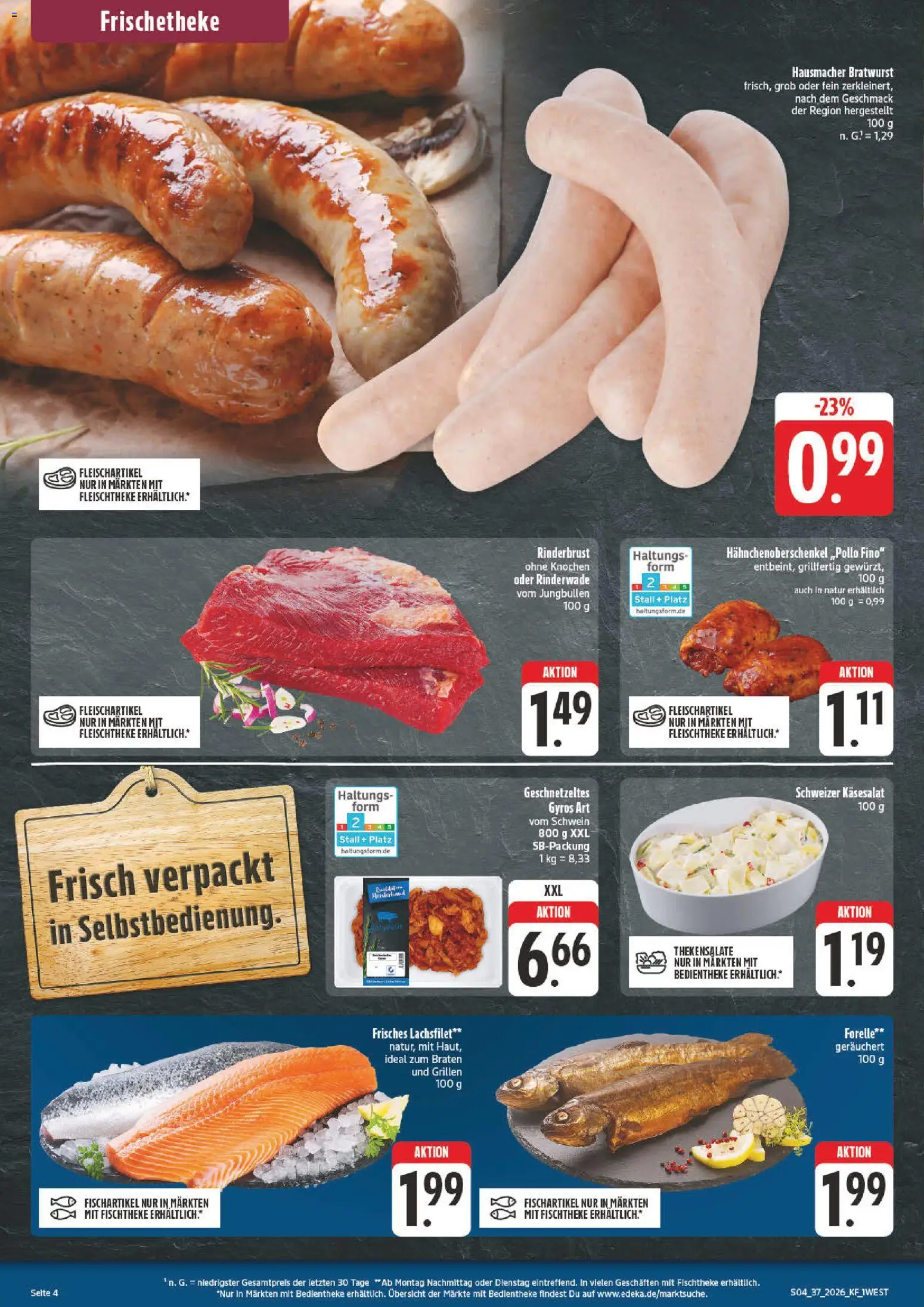 Vorschau von dem Prospekt des Geschäftes nah & gut, gültig ab dem 07.09.2026 - Gyros, Bratwurst