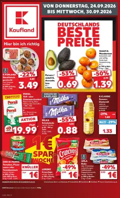 Vorschau von dem Prospekt des Geschäftes Kaufland, gültig ab dem 24.09.2026