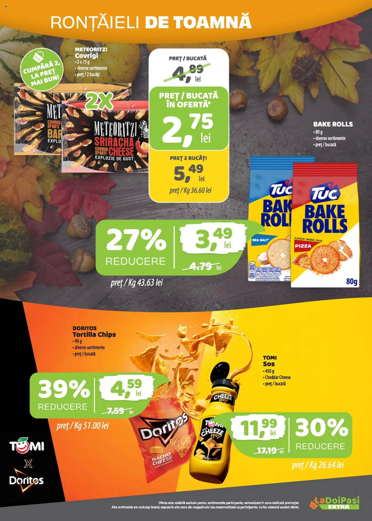 Previzualizarea de cataloage: LaDoiPași LaDoiPași Catalog extra valabil de la 01.10.2026 - Pizza, Doritos
