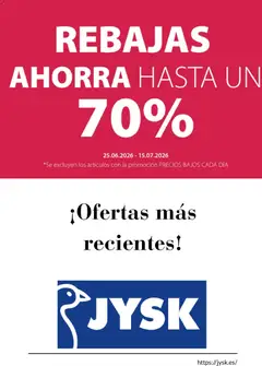 Vista previa del folleto de la tienda JYSK válido desde el 25/06/2026 