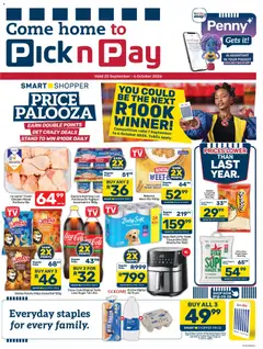 Preview of Pick n Pay flyer valid from 25/09/2026