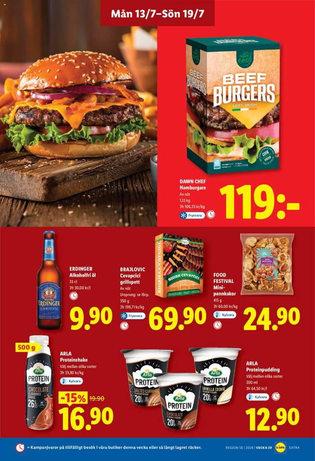 Nytt Lidl reklamblad från 13/07