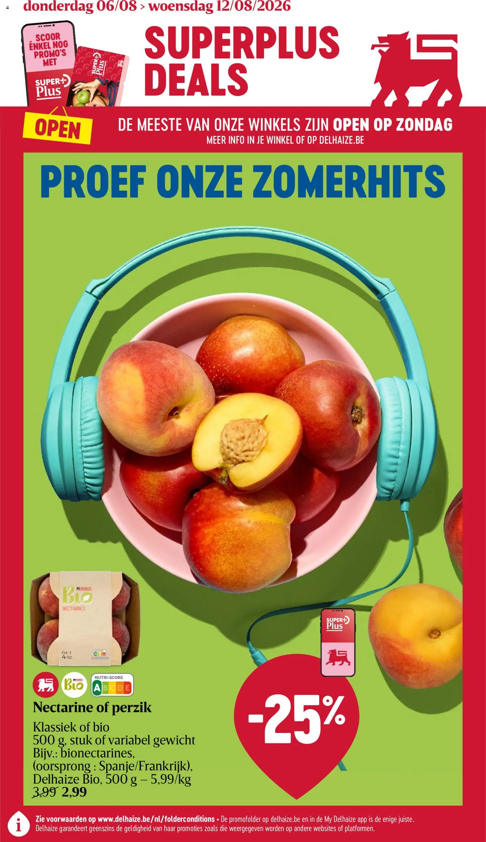 Voorbeeld van Delhaize folder week 32 van winkel Delhaize geldig vanaf 06/08/2026
