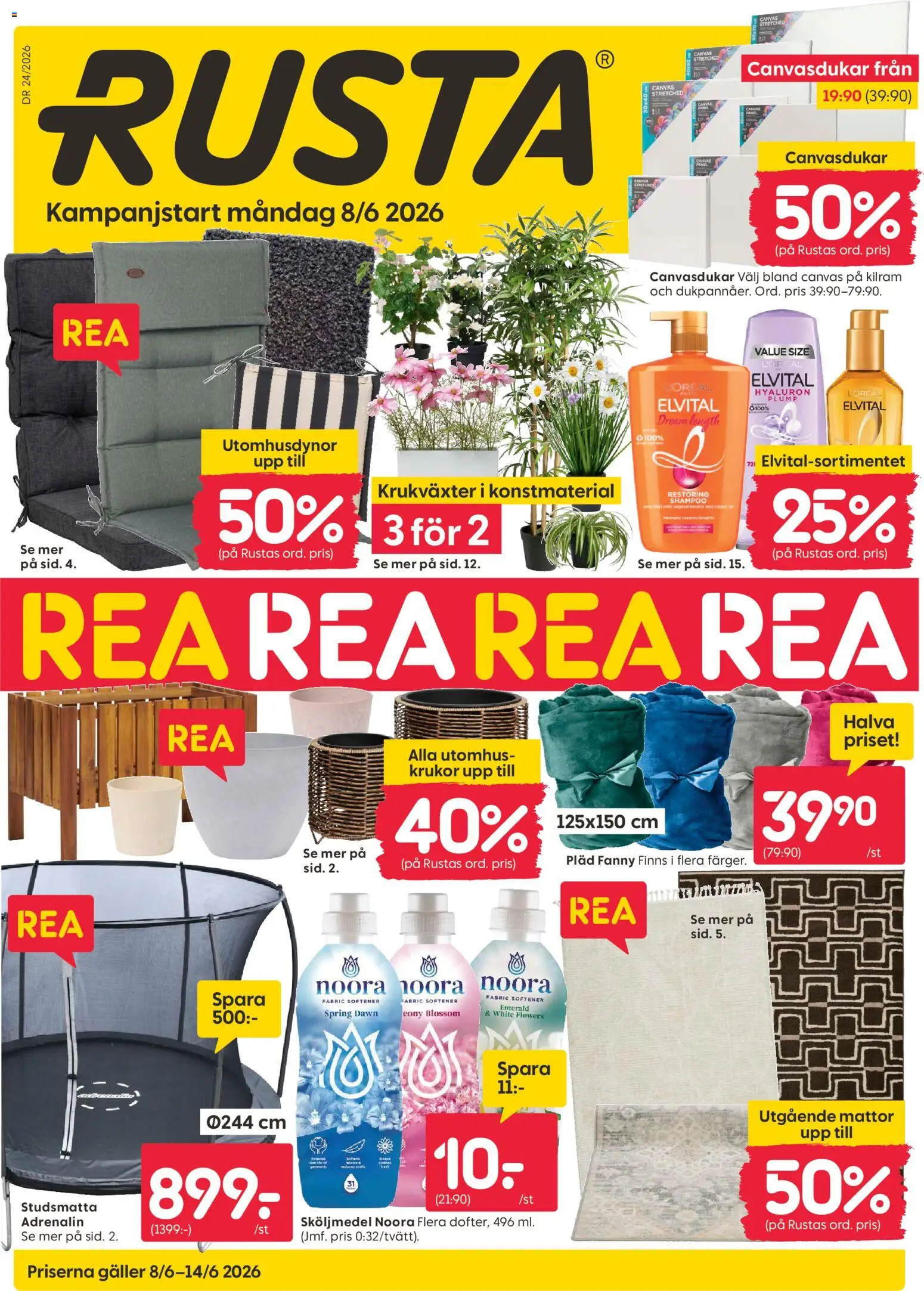 Förhandsgranska reklamblad Rusta erbjudanden från butik Rusta gäller från 08/06/2026