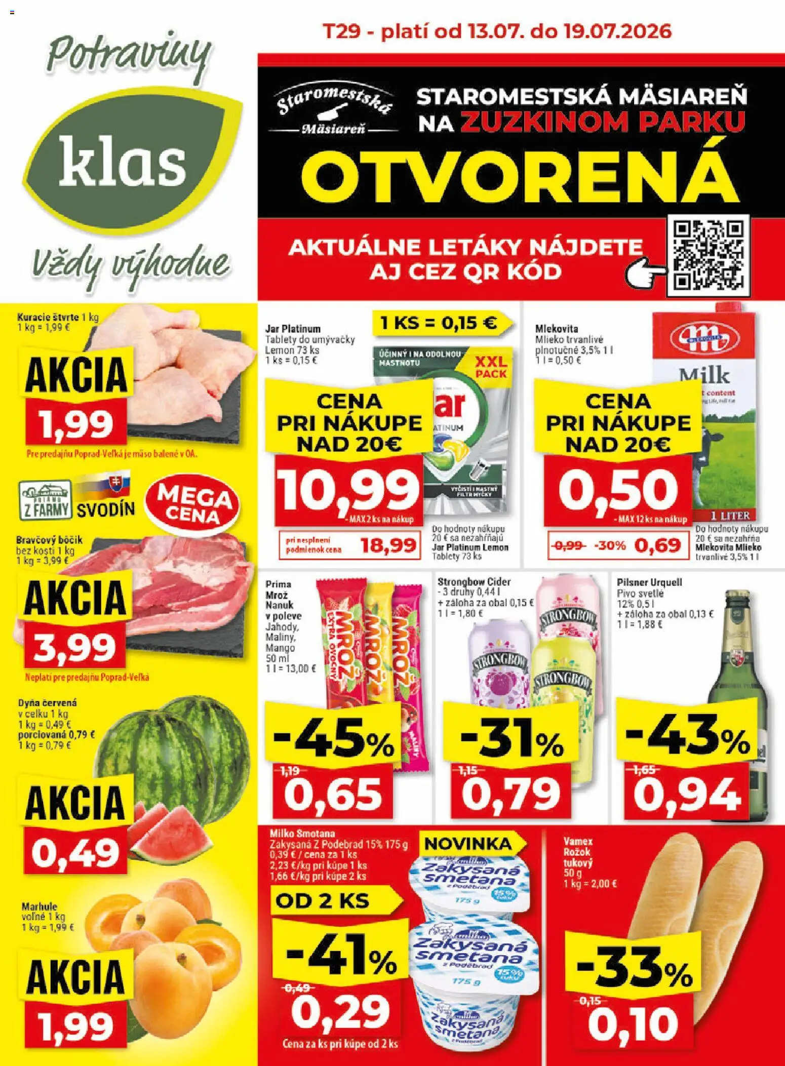 Náhľad Klas letáku platného od 13.07.2026