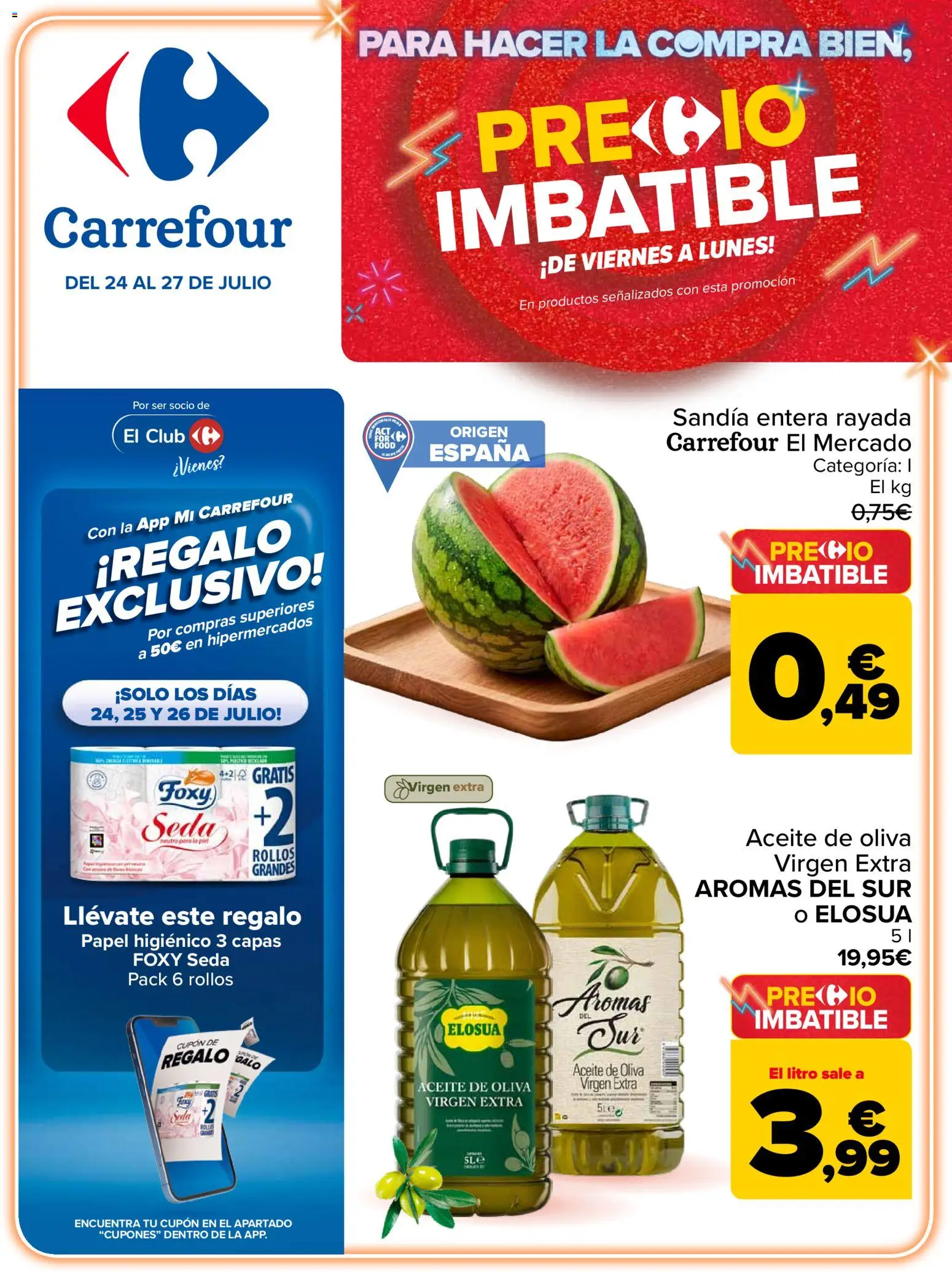 Vista previa del folleto de la tienda Carrefour válido desde el 24/07/2026 