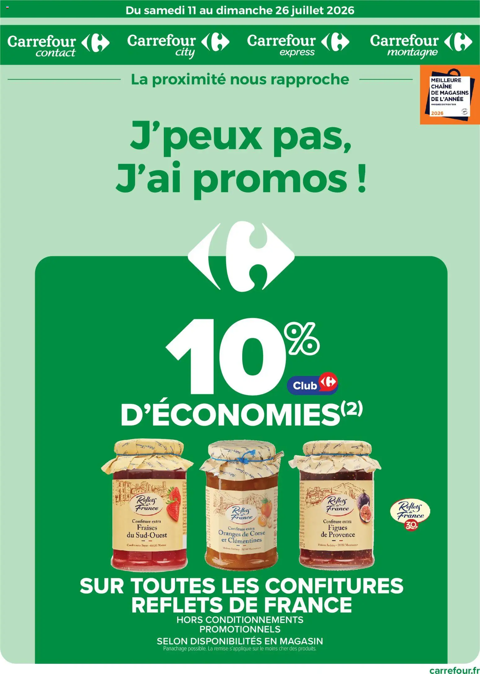Prévisualisation de Carrefour City catalogue du magasin Carrefour City formulaire valide 11/07/2026 - Oranges, Distributeur, Fraises, Figues, Clementines, Confiture