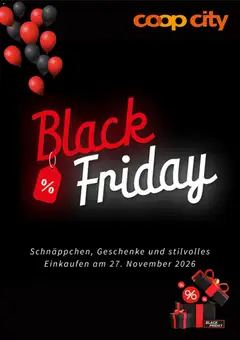 Vorschau des Merkblatts Coop City Black Friday Vorankündigung vom Shop Coop City gültig von 23.10.2026 bis 