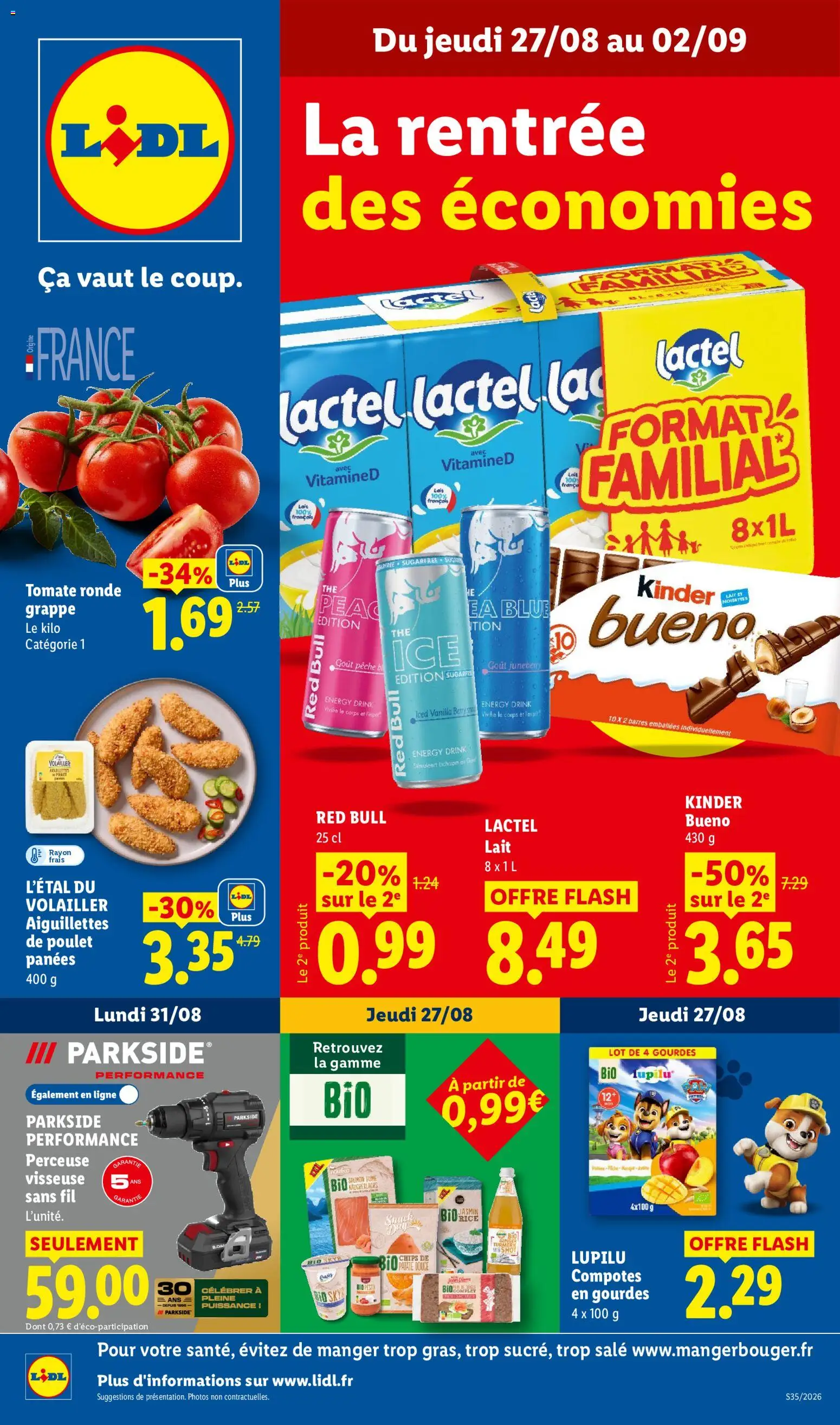 Prévisualisation de LIDL catalogue du magasin LIDL formulaire valide 27/08/2026