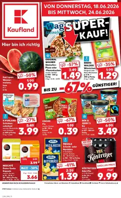 Vorschau von dem Prospekt des Geschäftes Kaufland, gültig ab dem 18.06.2026
