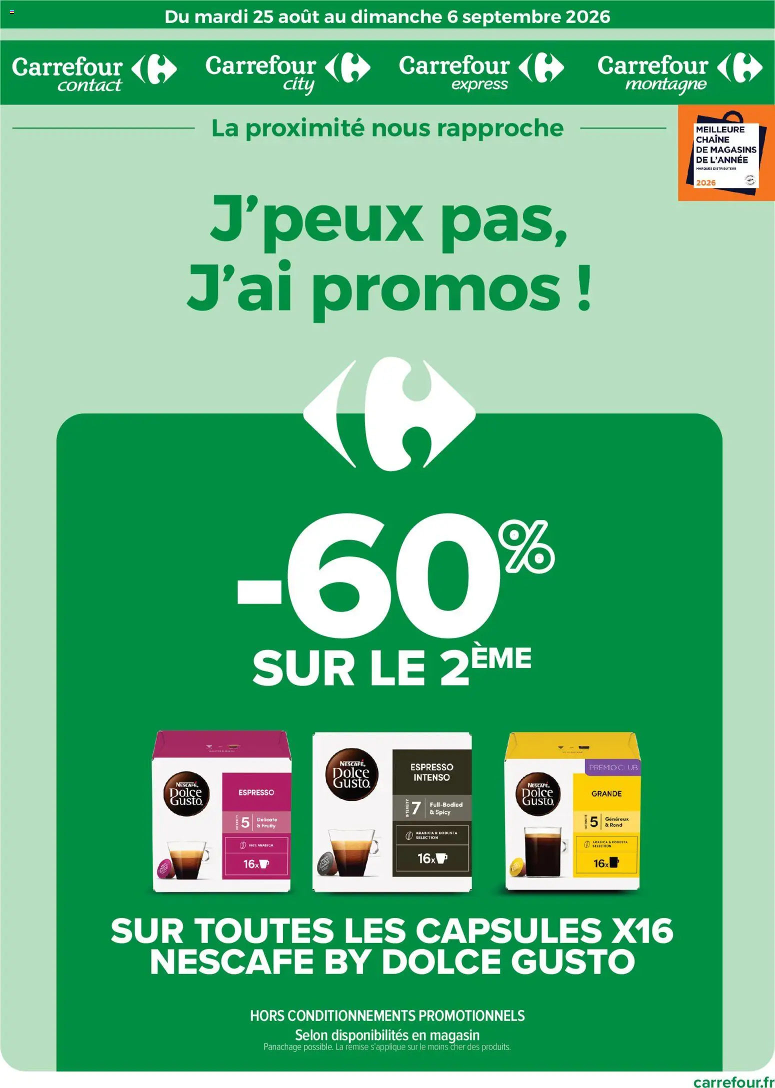 Prévisualisation de Carrefour contact catalogue du magasin Carrefour contact formulaire valide 25/08/2026