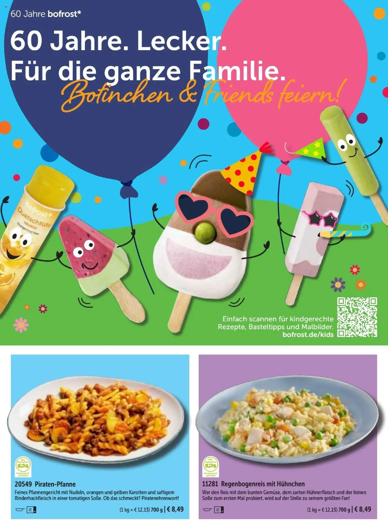 Vorschau von dem Prospekt des Geschäftes Bofrost, gültig ab dem 07.09.2026 - Reis, Soße, Hühnerfleisch, Orangen