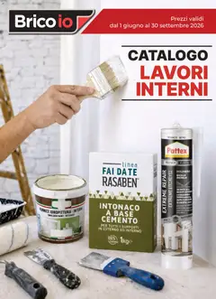 Anteprima dell'opuscolo Brico io volantino Lavori Interni dal negozio Brico io valido da 01/06/2026