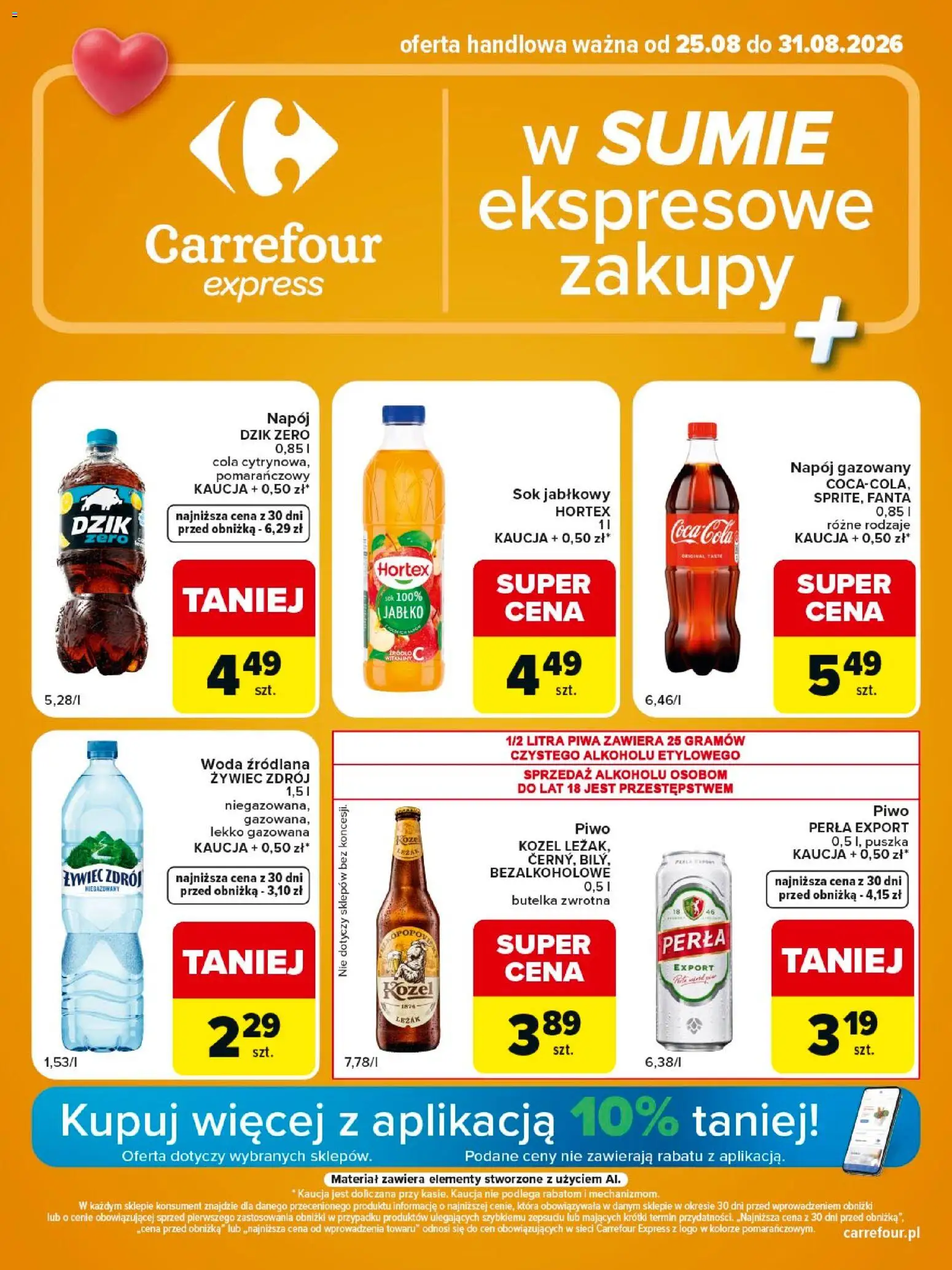 Pogląd gazetki "Carrefour gazetka - Express II" ze sklepu Carrefour ważnej od 25.08.2026