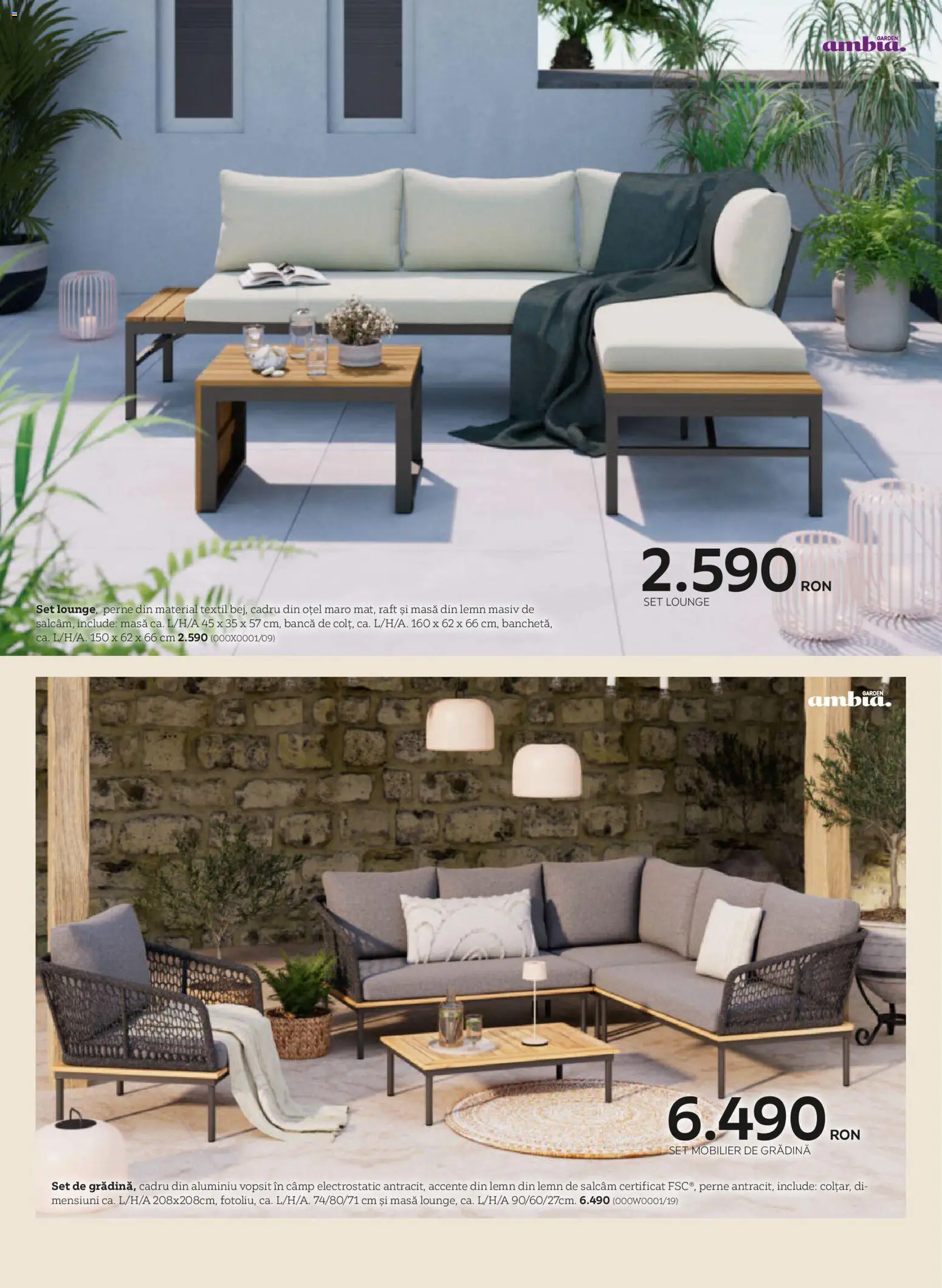Previzualizarea de cataloage: XXXLutz XXXLutz Catalog grădină valabil de la 09.03.2026 - Bancă, Masă, Raft, Gradina, Perne