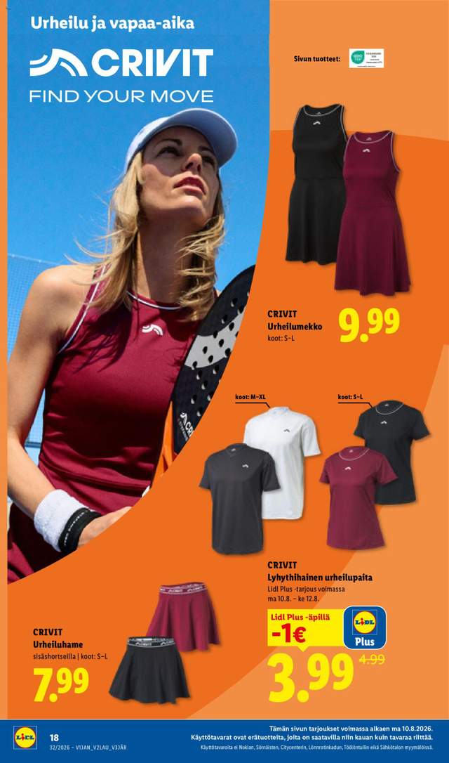 Uusi Lidl tarjouslehti alkaen 06/08
