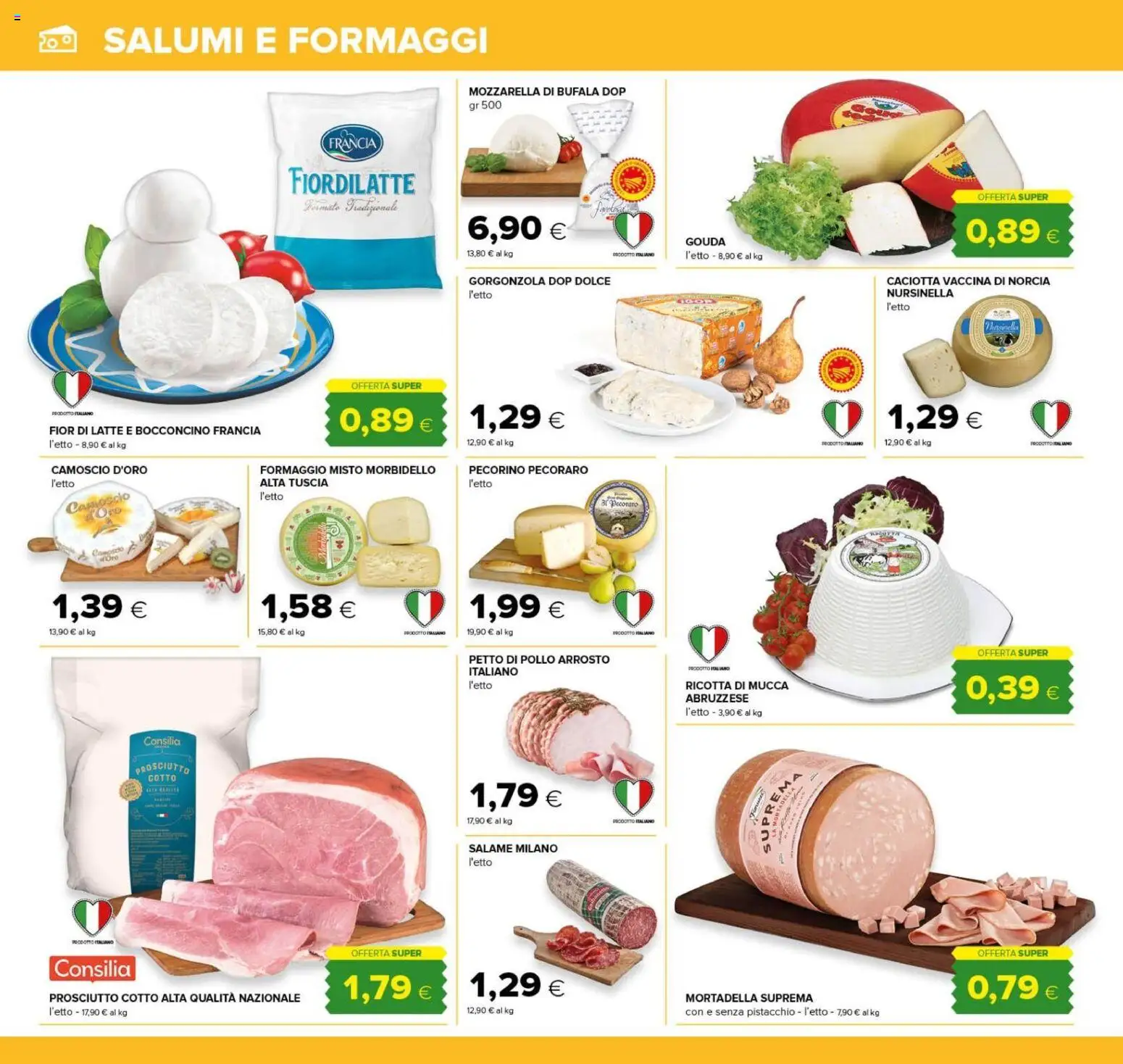 Anteprima dell'opuscolo Tigre volantino Tutto Nuovo Roma dal negozio Tigre valido da 22/10/2026 - Latte, Formaggio, Mozzarella, Mortadella, Petto di Pollo, Prosciutto Cotto, Pistacchio, Pecorino