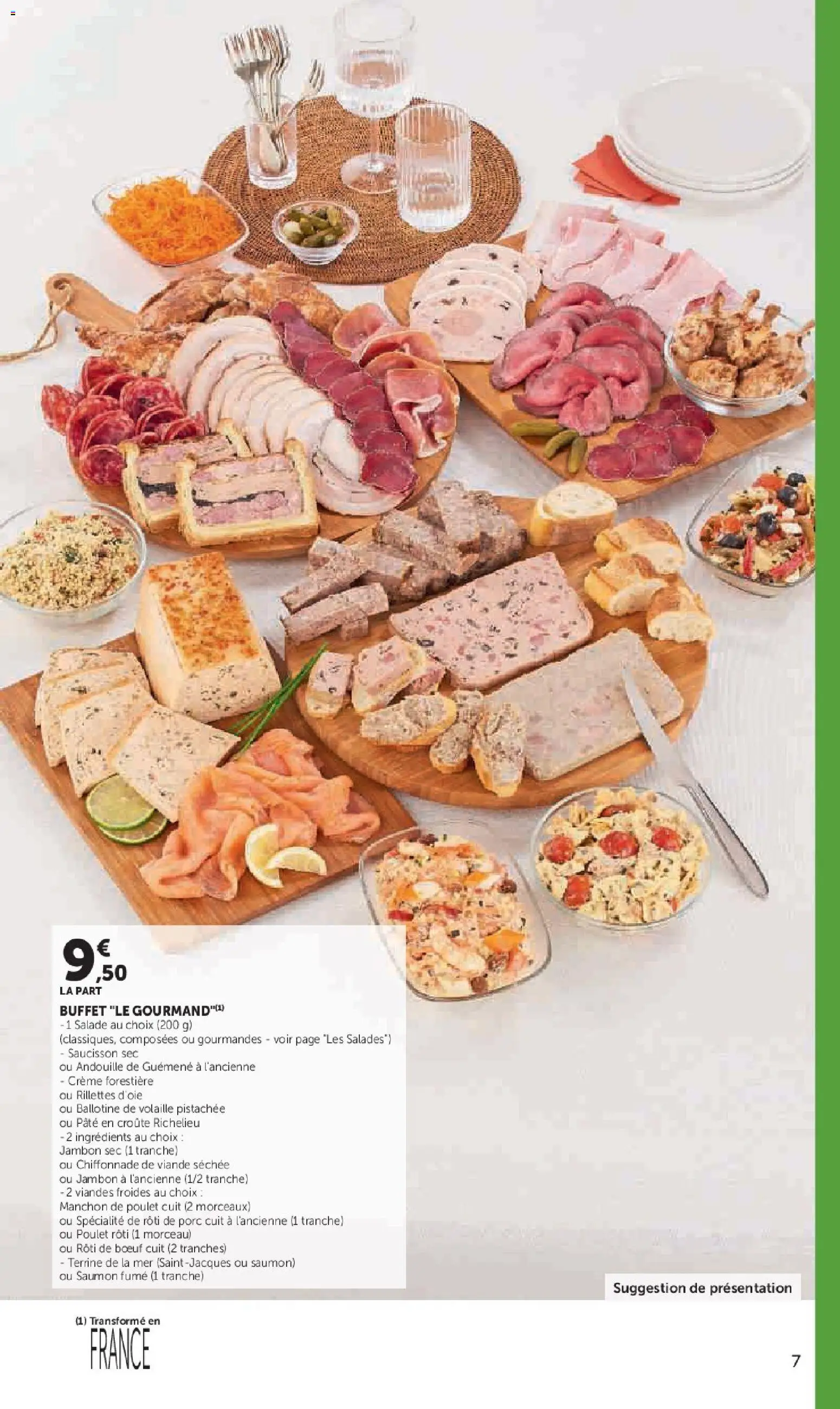 Prévisualisation de Super U - La carte Printemps Été du magasin Super U formulaire valide 03/03/2026 - Salade, Poulet, Poulet rôti, Pâte, Viande, Porc, Saucisson sec, Pâté en croûte