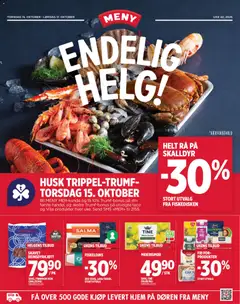 Forhåndsvis Meny kundeavis Endelig Helg fra butikk Meny gyldig fra 15/10/2026