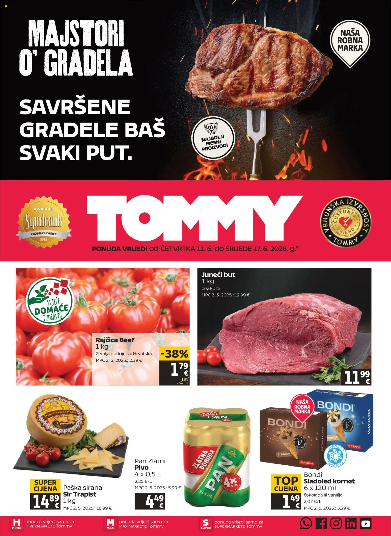 Pregled letka Tommy Katalog trgovine Tommy vrijedi od 11.06.2026