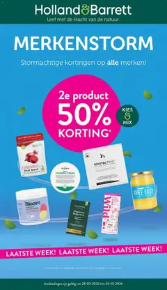Voorbeeld van Holland & Barrett folder van winkel Holland & Barrett geldig vanaf 28-09-2026