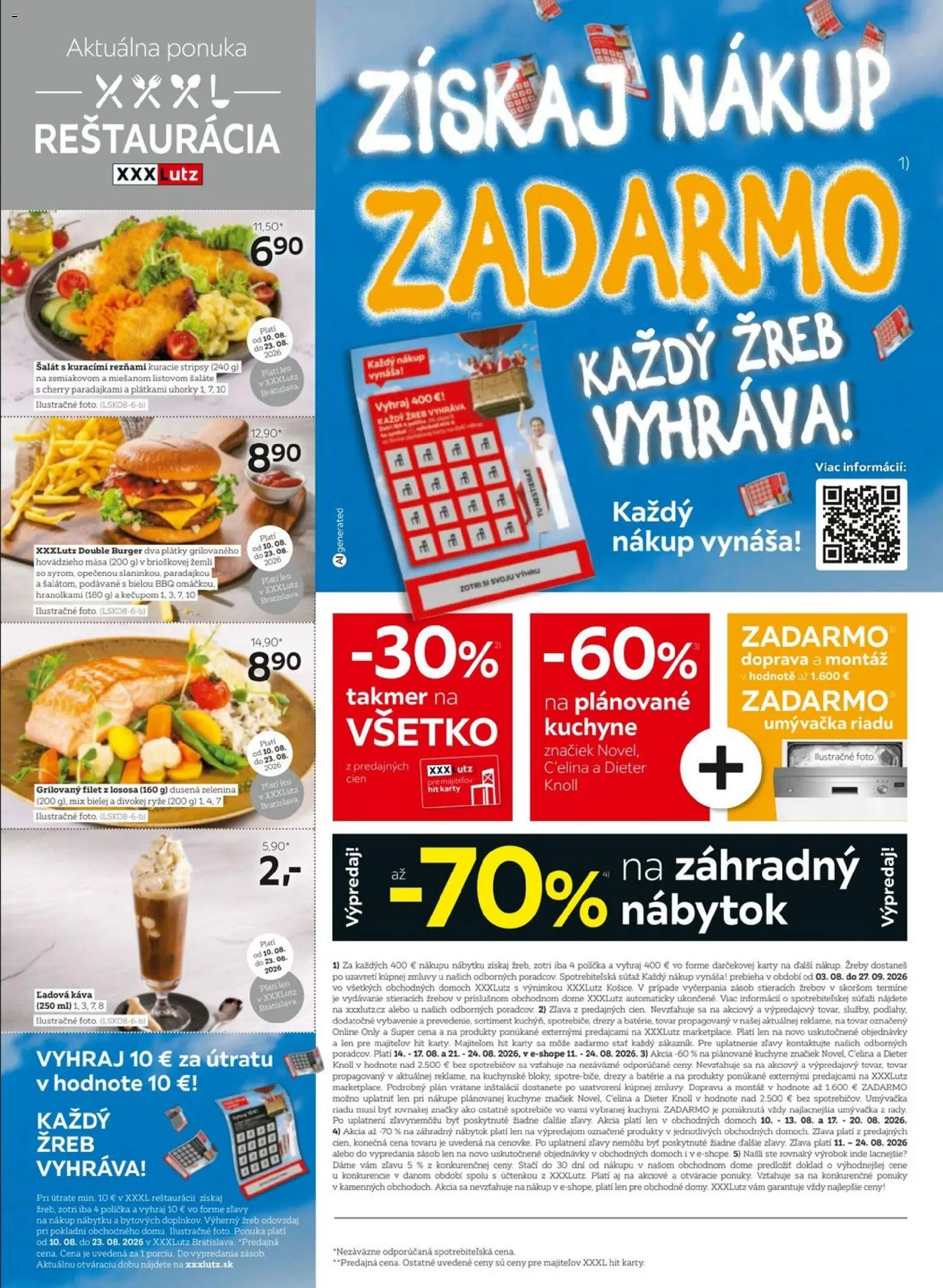 Náhľad XXXLutz letáku platného od 10.08.2026