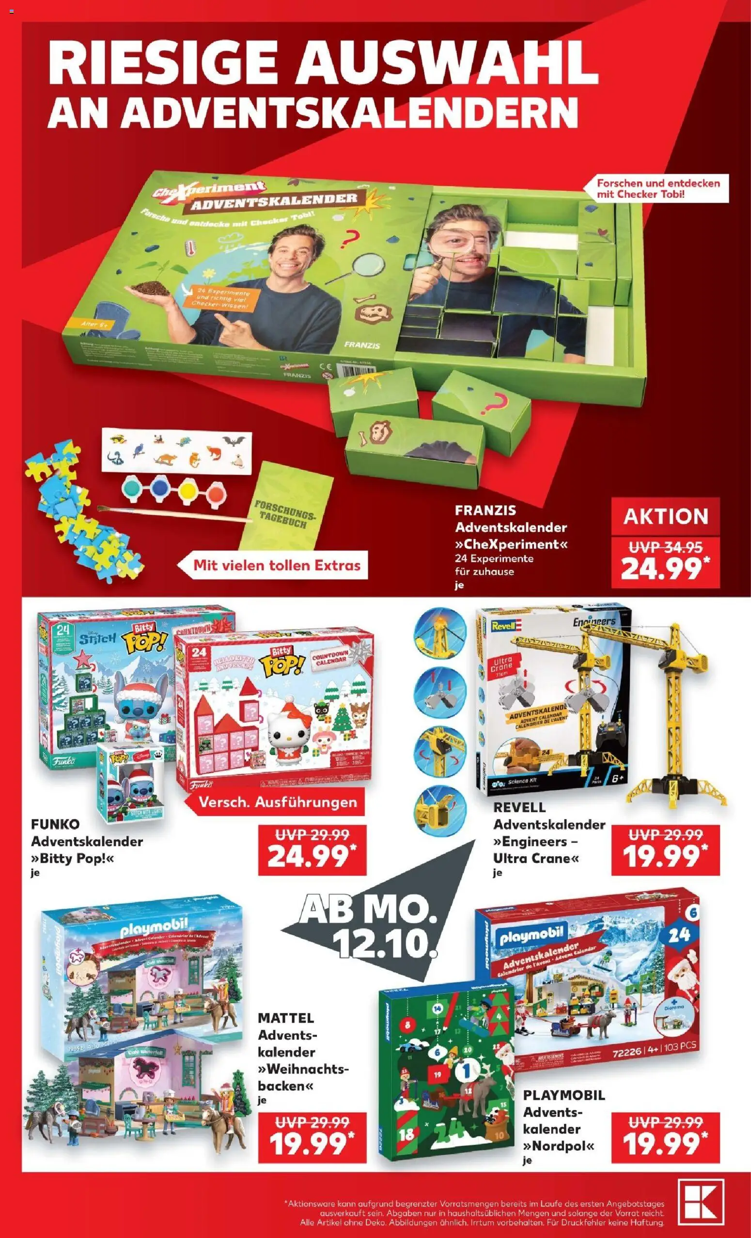Vorschau von dem Prospekt des Geschäftes Kaufland, gültig ab dem 12.10.2026
