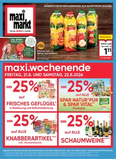 Vorschau der Angebote: Maximarkt Maximarkt Flugblatt gültig ab 20.08.2026