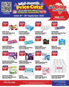 Preview of Africa Cash & Carry flyer valid from 21/09/2026