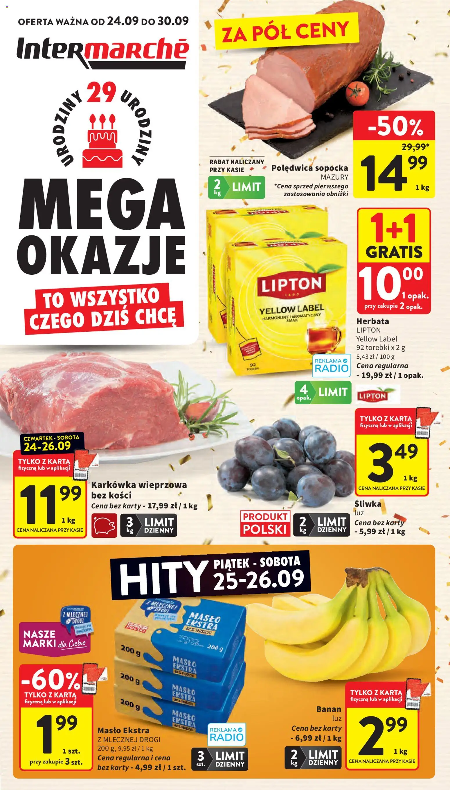 Pogląd gazetki "Intermarche gazetka" ze sklepu Intermarche ważnej od 24.09.2026