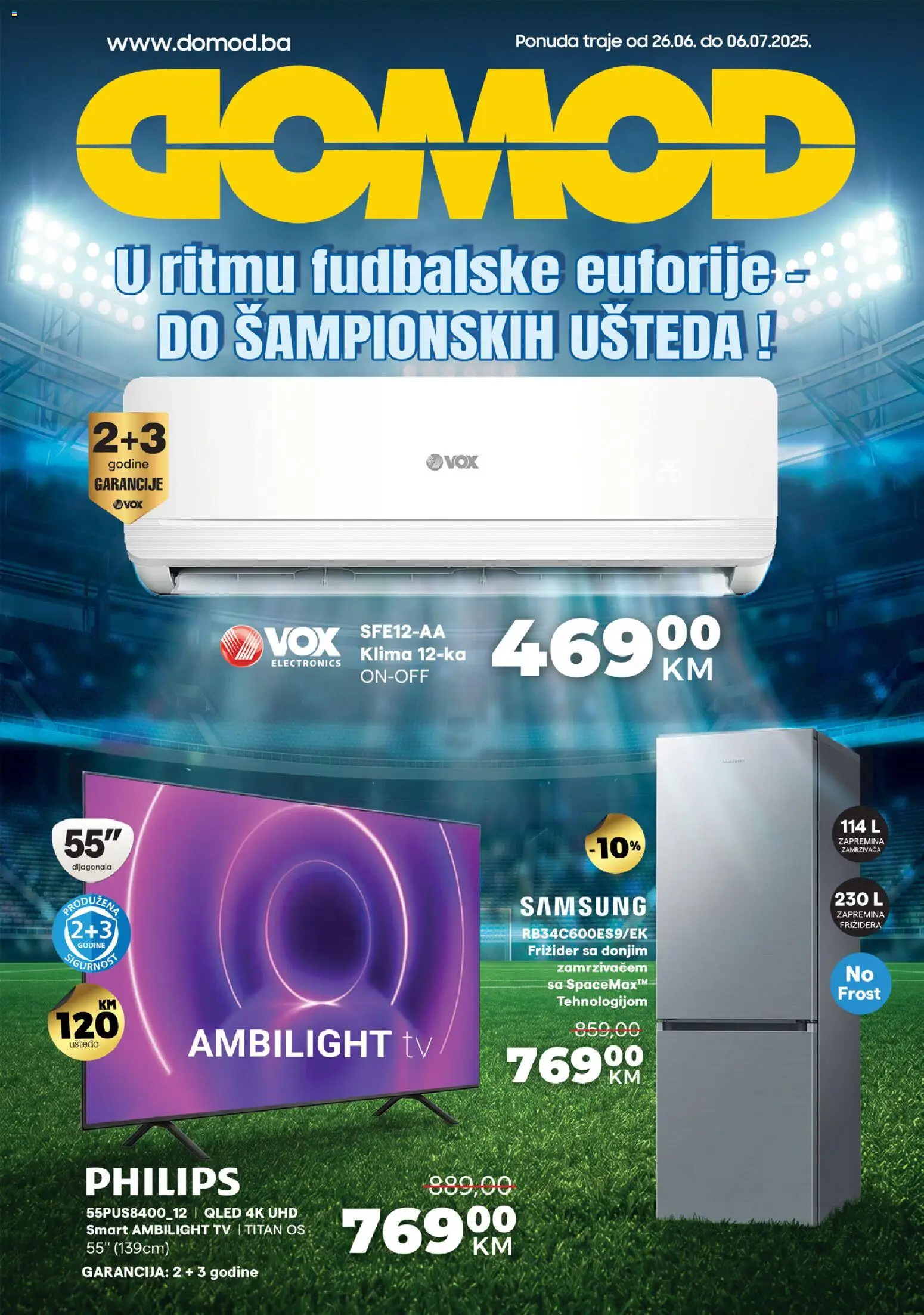 Pregled letka Domod katalog trgovine Domod vrijedi od 26.06.2026