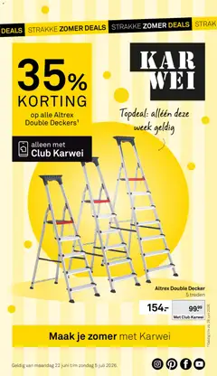 Voorbeeld van KARWEI folder van winkel KARWEI geldig vanaf 22-06-2026