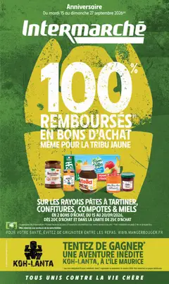 Prévisualisation de Intermarché - C'est notre anniversaire du magasin Intermarché formulaire valide 15/09/2026