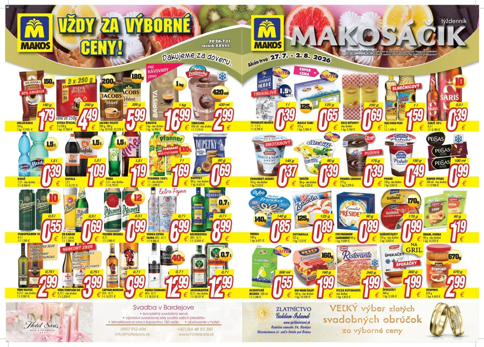 Náhľad Makos letáku platného od 27.07.2026